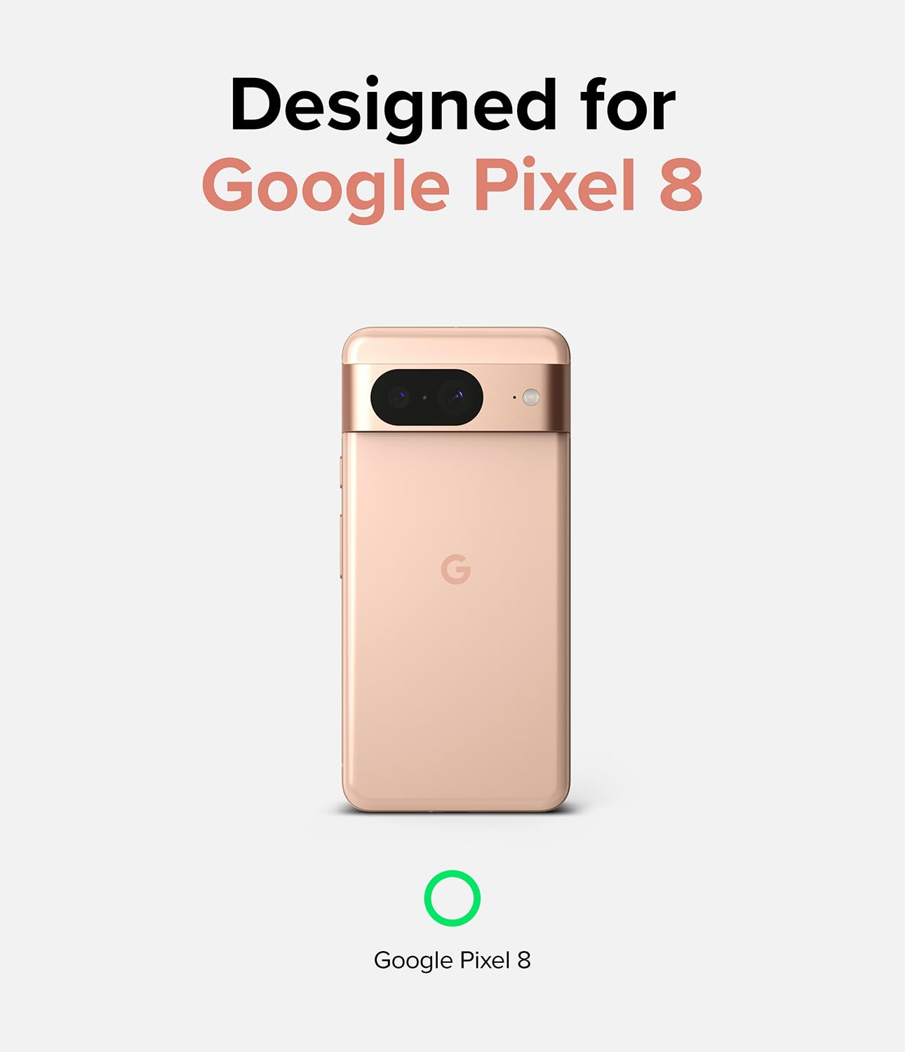 Funda Ringke Fusion Transparente para Google Pixel 8 2023 con Agujeros para Cuerda