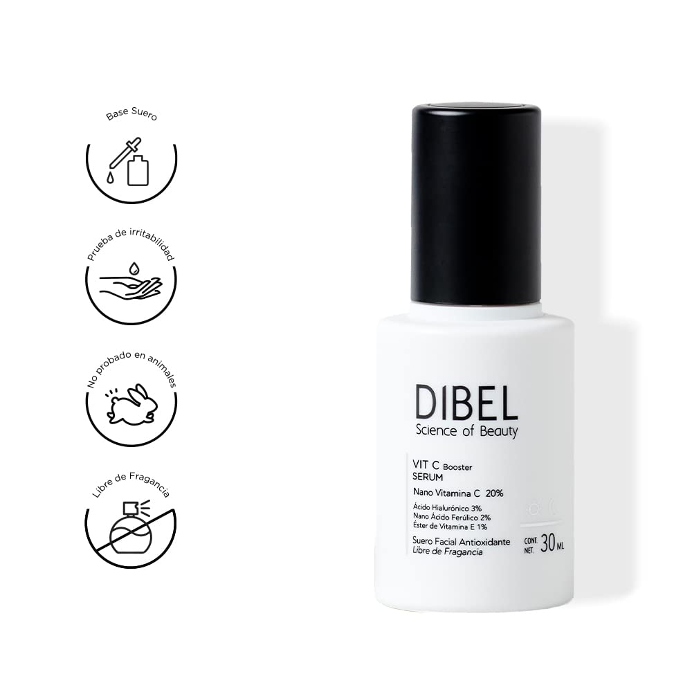 Reve Dermatologique | Dibel VIT C Booster Serum – Suero Facial Antioxidante – Vitamina C – Mititga la aparicion de arrugas – 30 ml