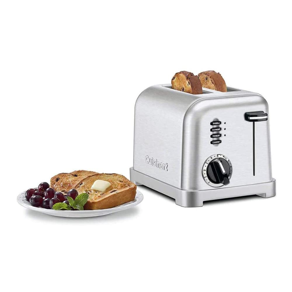 Cuisinart Tostadora clásica de metal de 2 rebanadas