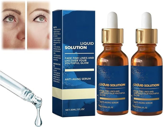 Pack of 2 Olavita S Collagen Face Serum for Wrinkle Reduction - Anti-Aging Liquid Solution for Face and Neck - 30ML/1FL.OZ