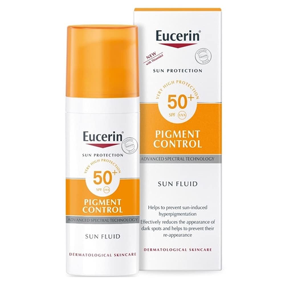 Eucerin Serum facial anti manchas Anti Pigment,30ml + Crema facial hidratante noche anti manchas Anti Pigment, 50ml + Protector solar facial anti manchas FPS 50+ Anti Pigment Sun, 50ml