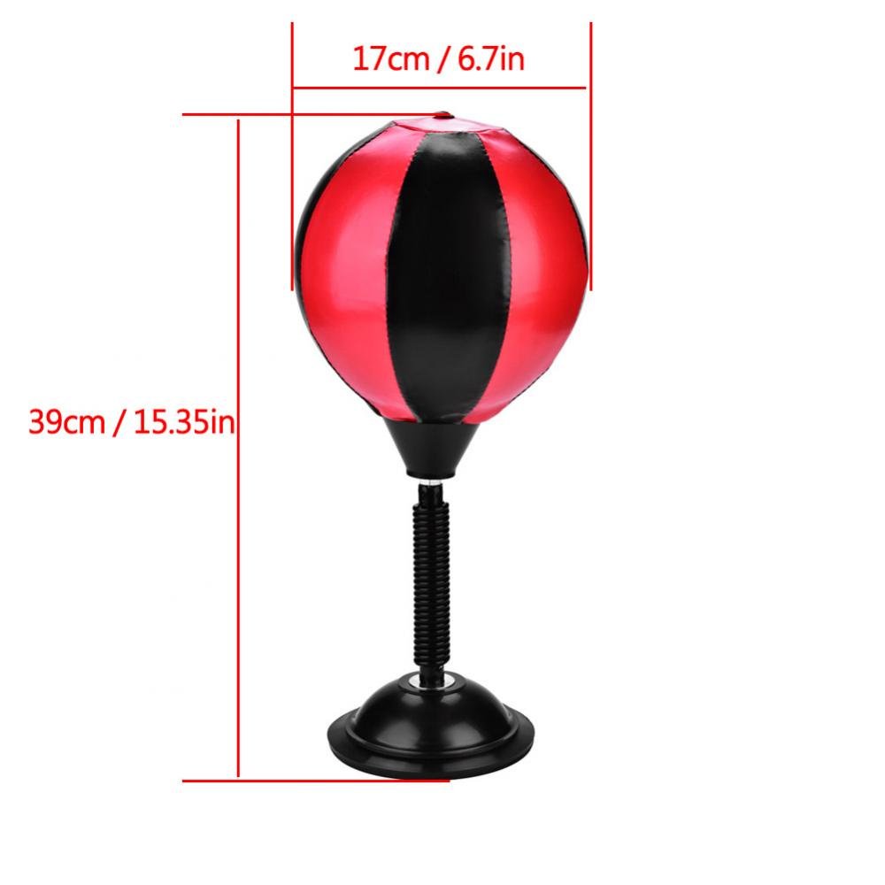 Desktop Punching Bag, PU Punch Bag Speed Ball Juguete Alivio del Estrés Deporte para Adultos Boxeo Entrenamiento Punch de Escritorio