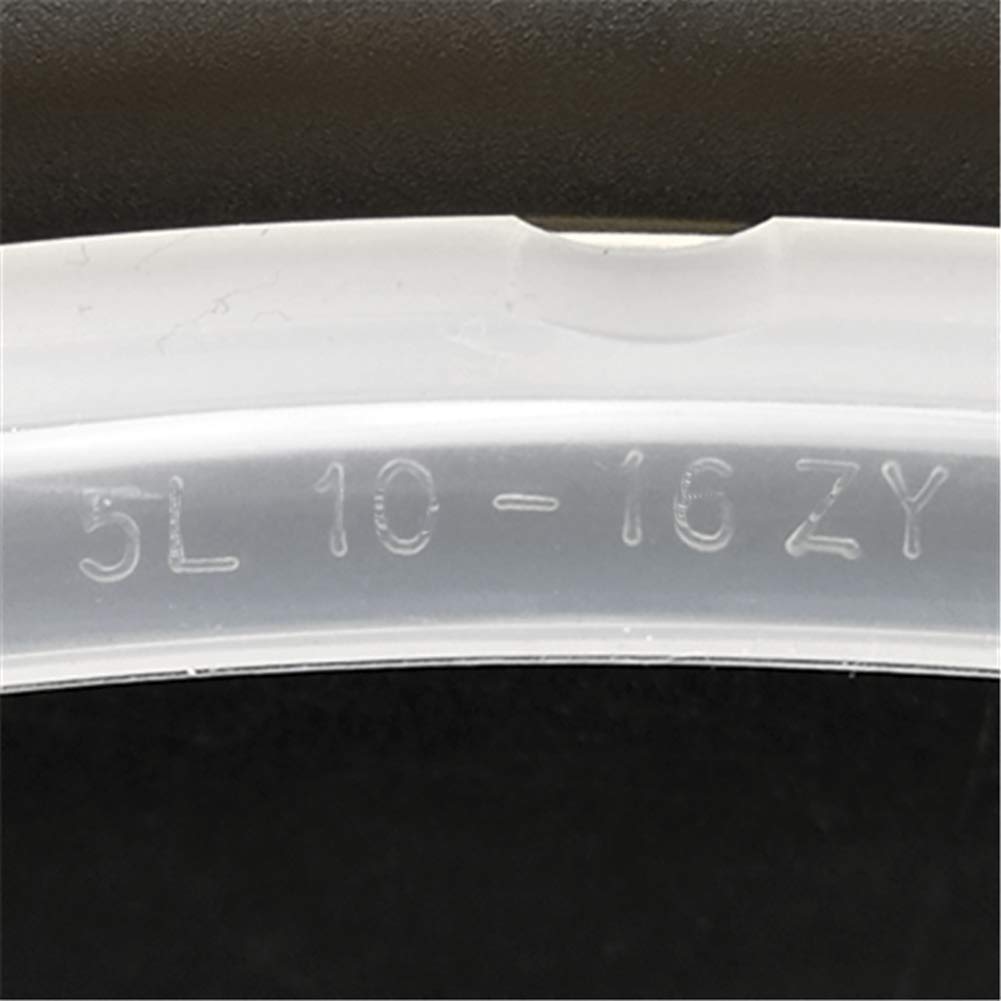 Anillo de sellado de silicona transparente + junta de olla de presión + flotador y sellador de repuesto universal para modelos de 5/6 cuartos de galón