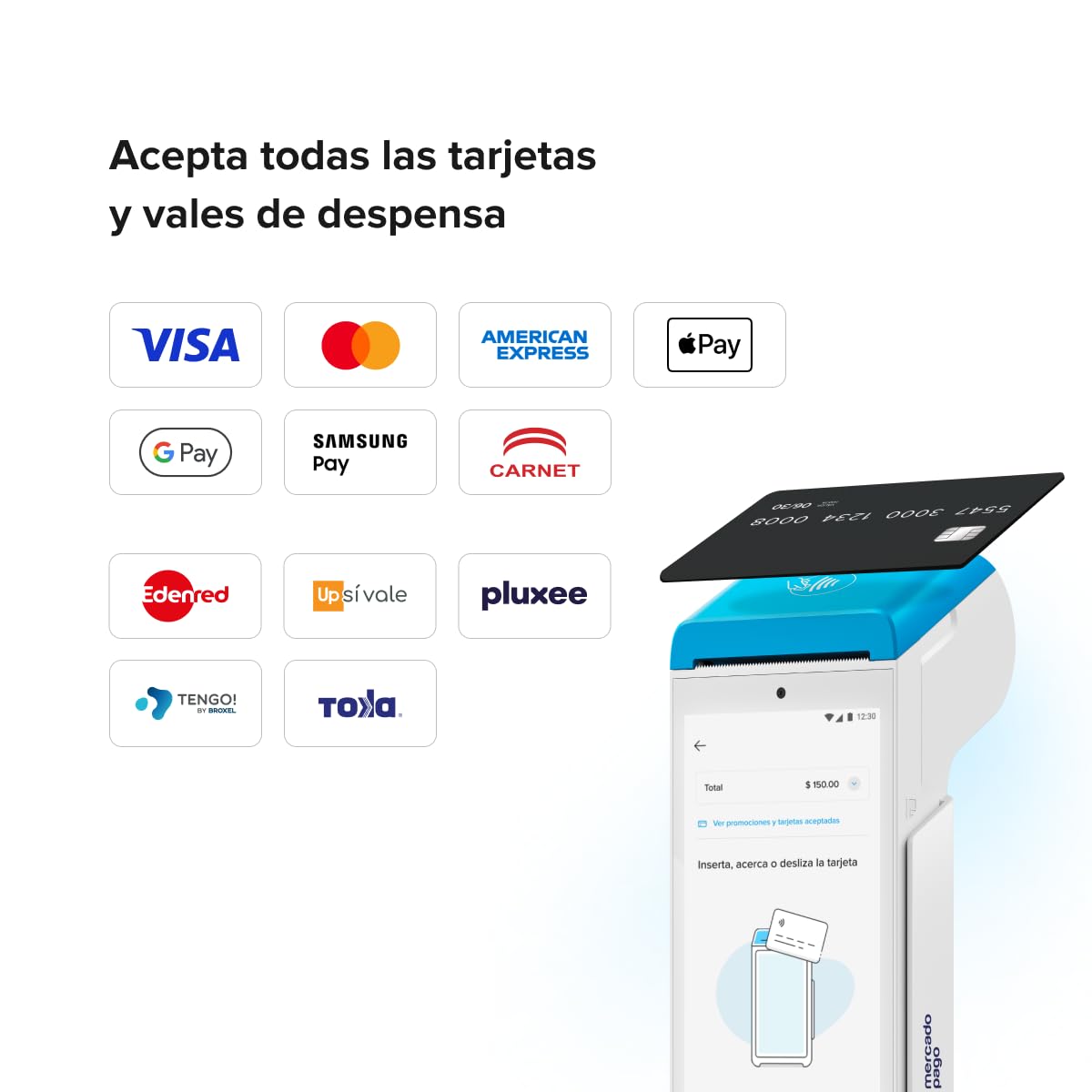 MERCADO PAGO POINT Smart 2, Terminal para Tarjetas con Internet Gratis