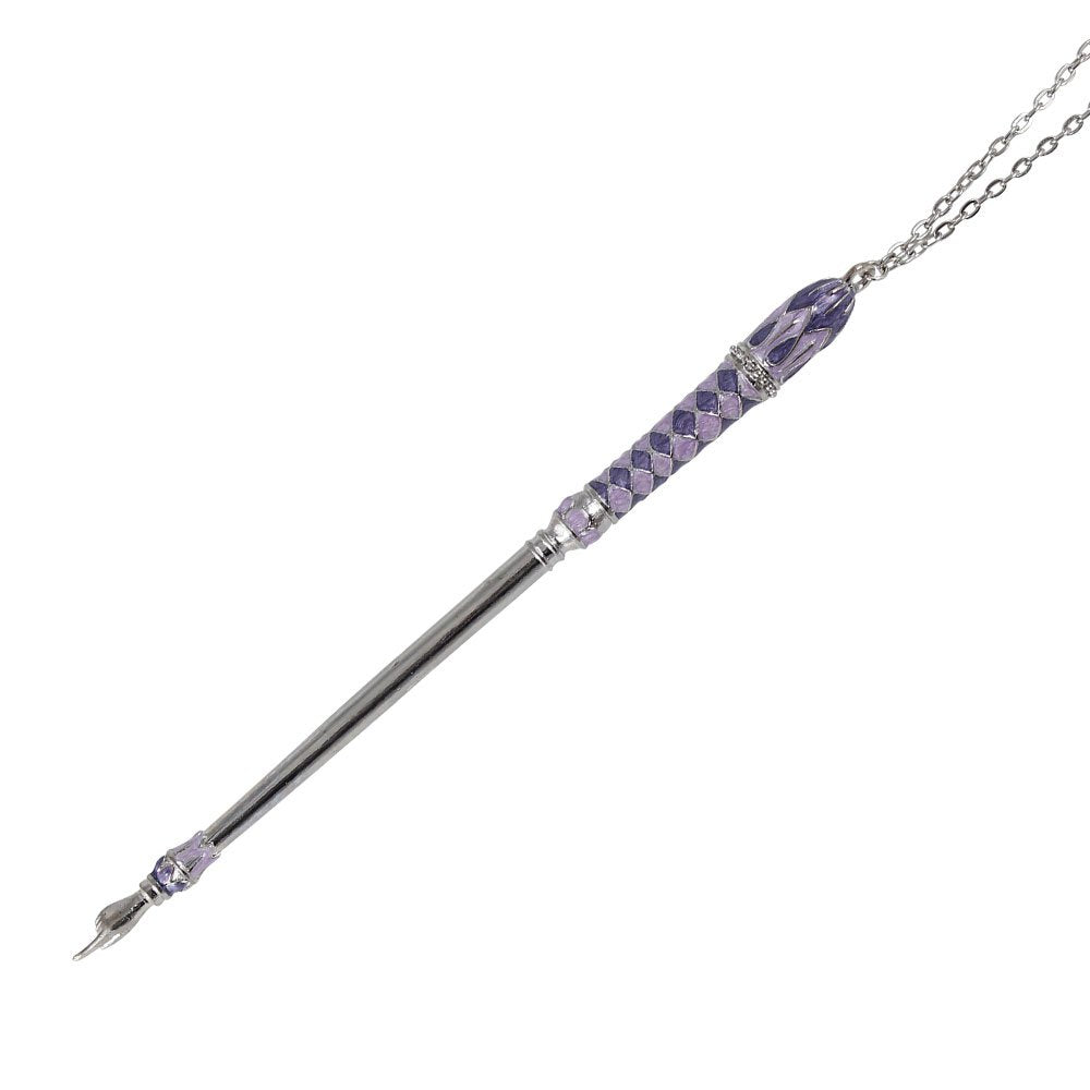 Asistente de Mano de Lectura Tora Zion Judaica Morado Chapado en Plata en Caja de Regalo