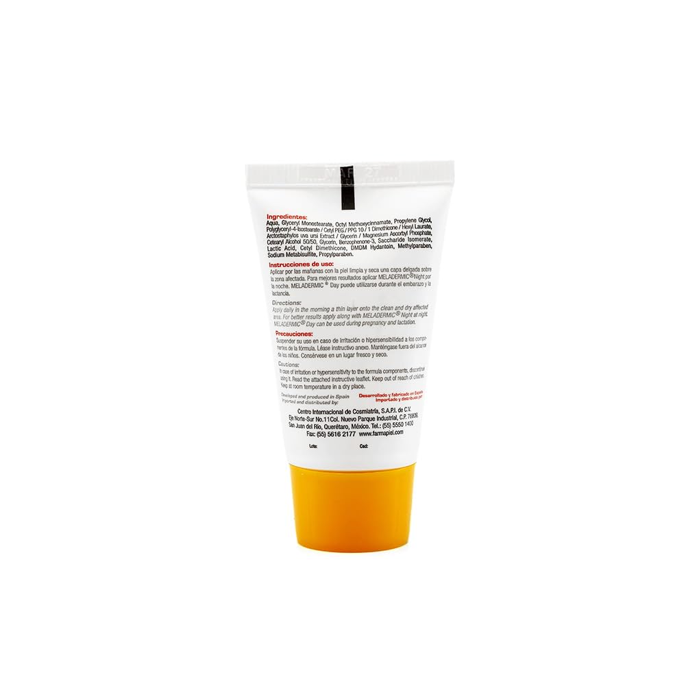 Meladermic Day I Crema Facial antimanchas para Pieles Sensibles I 25 g | Crema de Día con Protección Solar FPS 20 I Ingredientes naturales | Hidratación Profunda | Testado Dermatológicamente