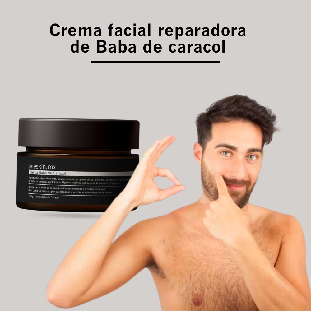 Crema Facial Baba de Caracol y Colágeno – 100 g | Antiarrugas y Antimanchas