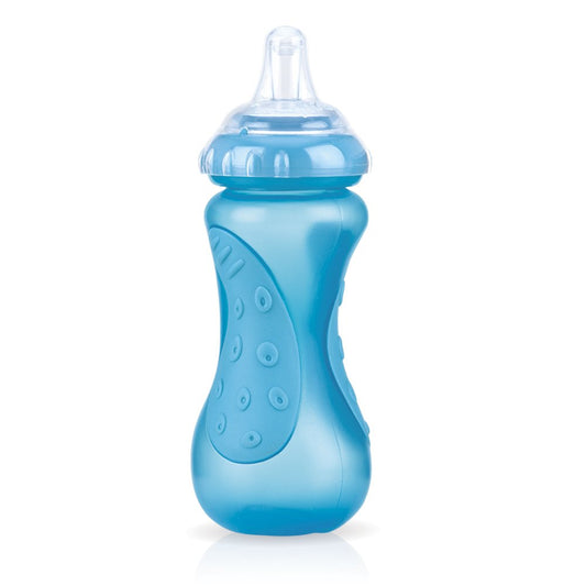 Botella Deportiva Nuby azul Antigoteo 10 oz