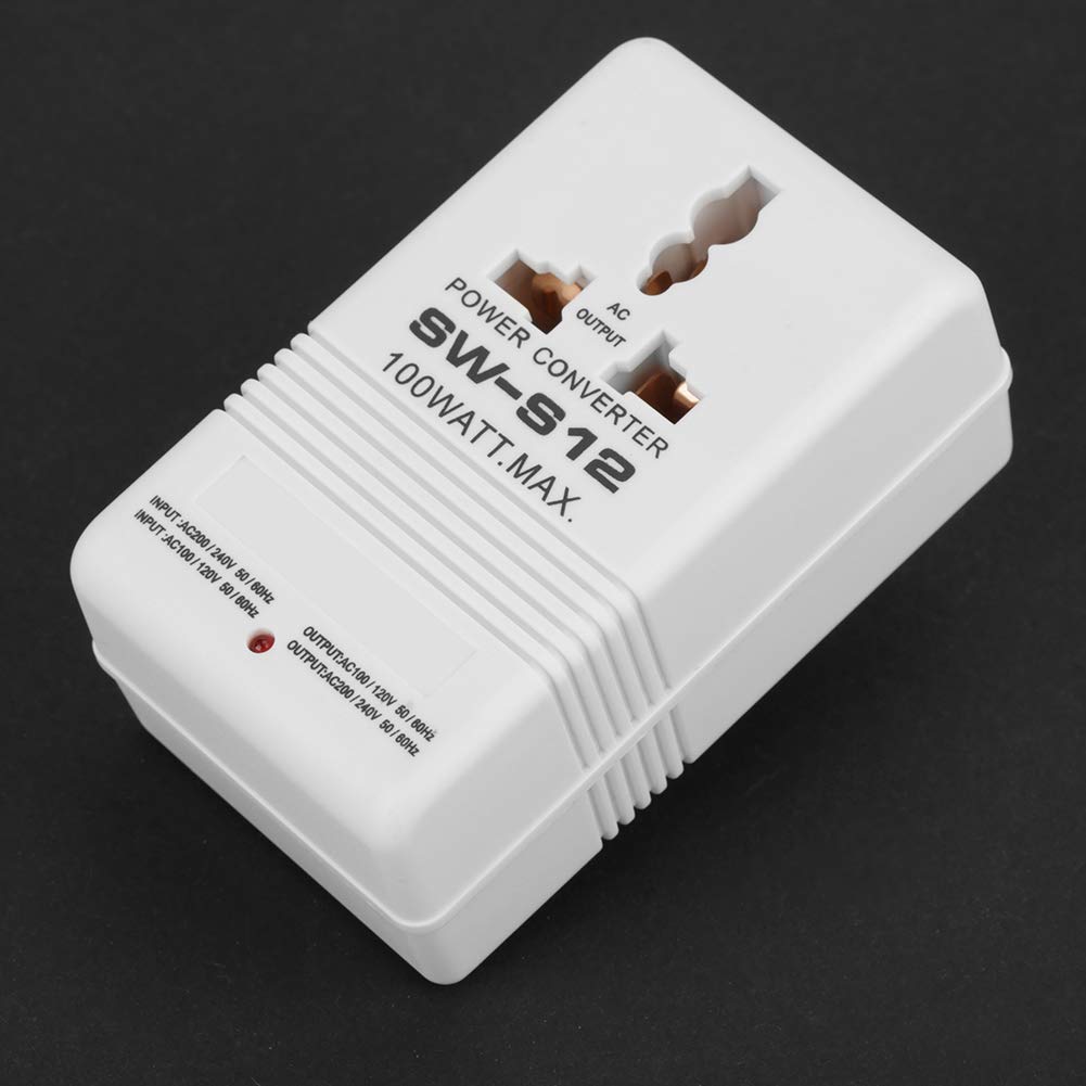 Adaptador del convertidor de voltaje 100W 110V / 120V a 220V / 240V Concentrador inversor de subida y bajada 55-60 HZ (enchufe estándar CN)