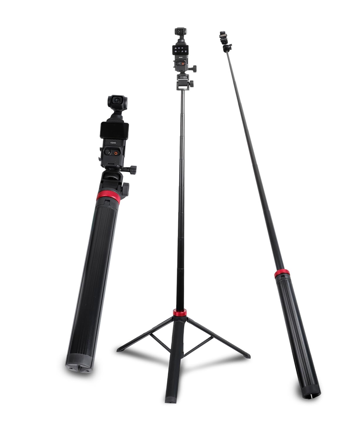 Leenconghui - Trípode y palo para selfie de 80 pulgadas para DJI Osmo Pocket 3, accesorio de trípode expandible para DJI Osmo Pocket3
