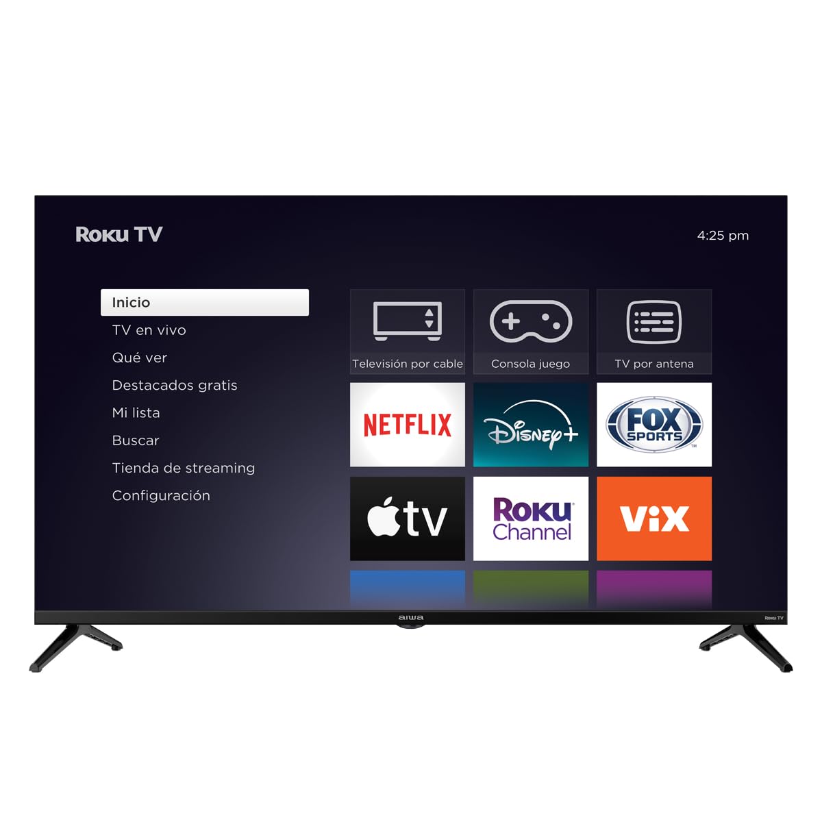AIWA Televisión Pantalla 40 Pulgadas Roku TV FHD AW40B4SMRK