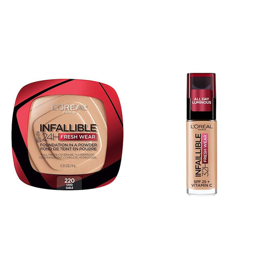 L´Oréal Paris Infallible Base de Maquillaje En Polvo y Crema de 6 gr