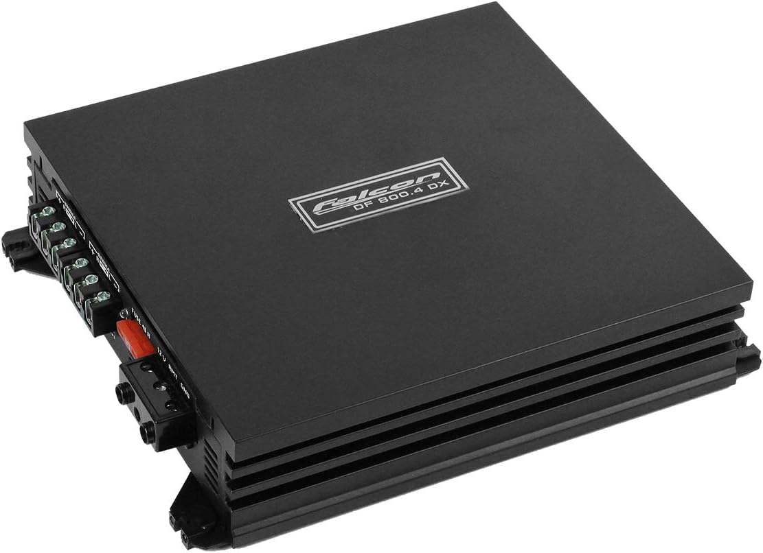 Falcon - Amplificador de coche y motocicleta 800 x 4 canales, 800 vatios, 2 ohmios, rango completo