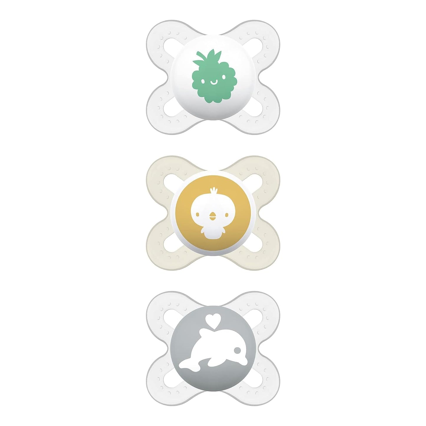 Chupones MAM para Recién Nacidos - Paquete de 4 Piezas, el Mejor para tu Bebé de 0 Meses - Diseño Originales (Recien Nacido, Niño)
