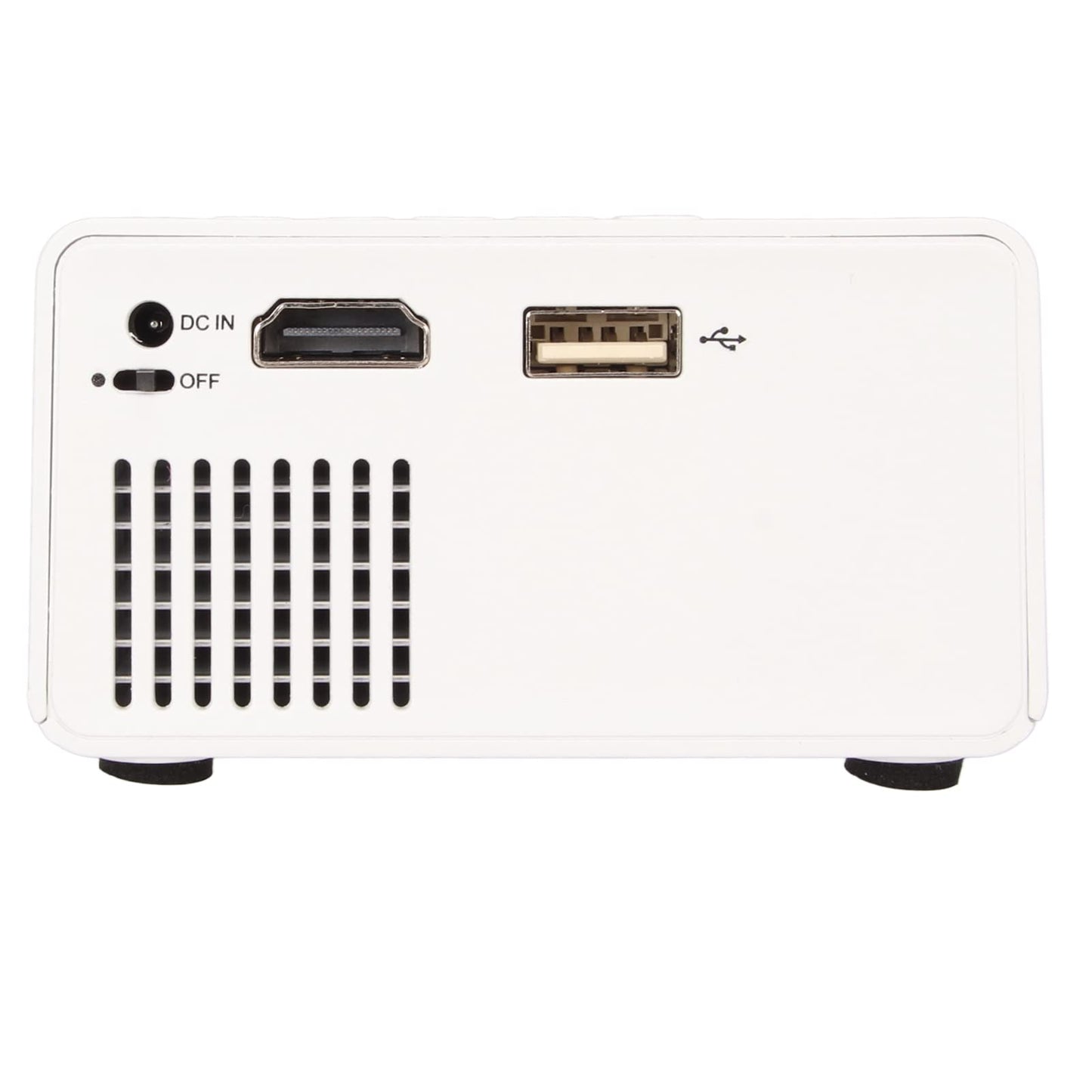 banapoy Mini Proyector, HD 1080P TFT LCD Proyector de Video Portátil con Control Remoto AV VGA HD USB, Proyector de Cine en Casa Video Proyector de Teléfono Pequeño de Bolsillo Inteligente
