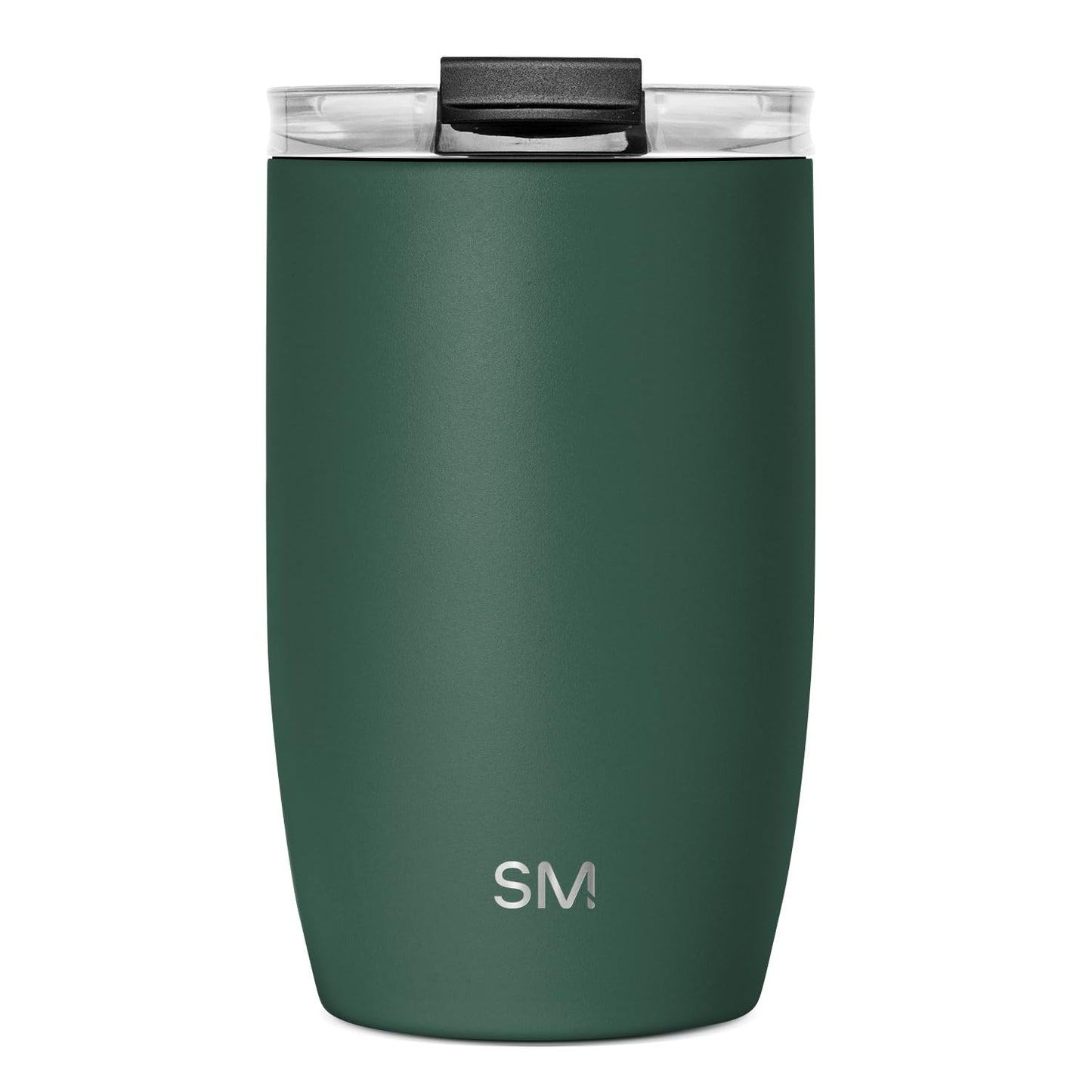 Taza de Café para Viajes Simple Modern Forest con Tapa Abatible, Acero Inoxidable Aislado, 350ml