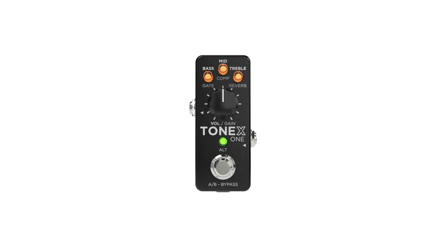 Micropedal IK Multimedia TONEX One AI multiFX: modelo tono cualquier amplificador de guitarra eléctrica, pedal de guitarra, pedal de distorsión, pedal overdrive u otros efectos de guitarra