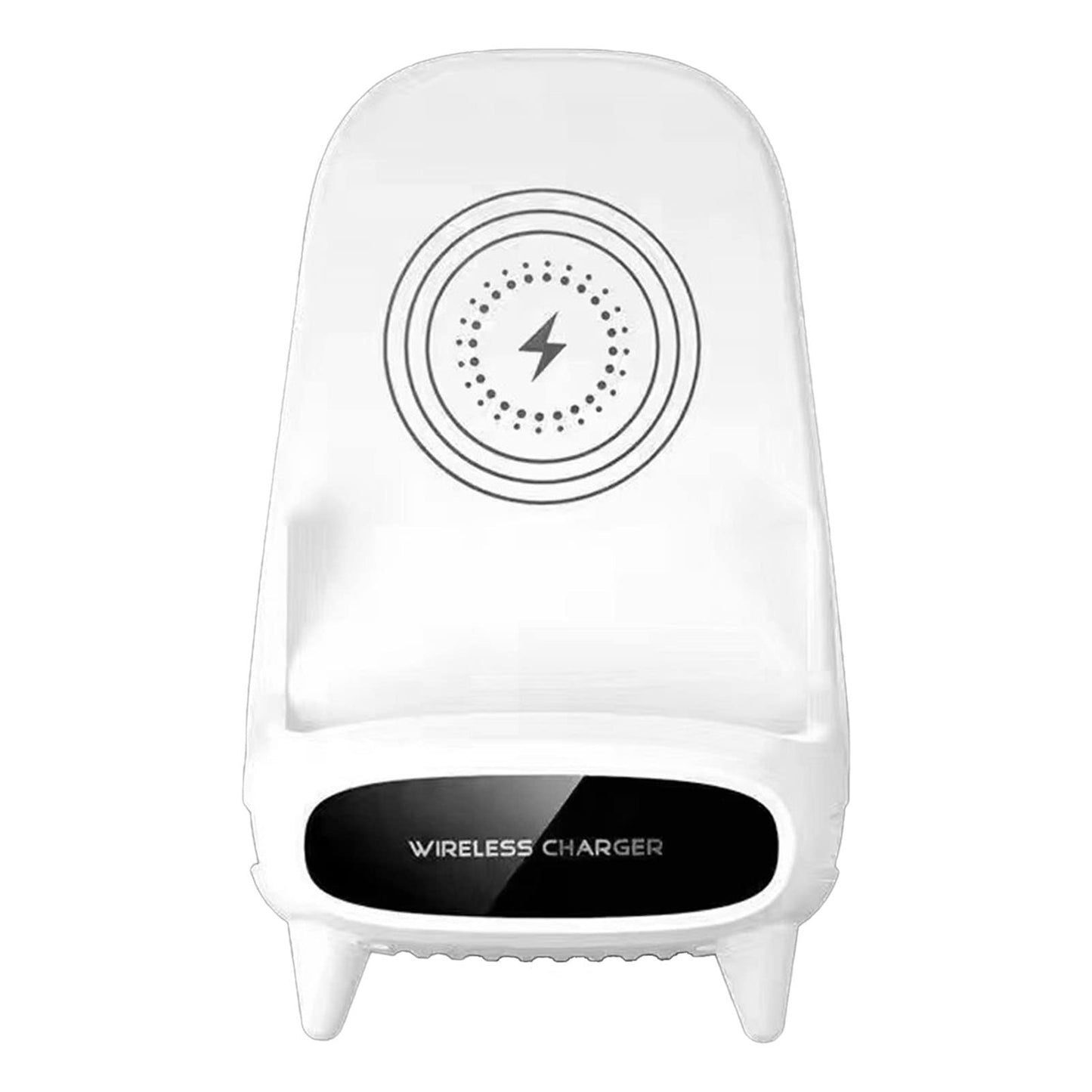 Airshi Soporte de Cargador Inalámbrico, Soporte de Carga Inalámbrico de Estilo de Silla de Detección Sensible para Oficina (Magnético)