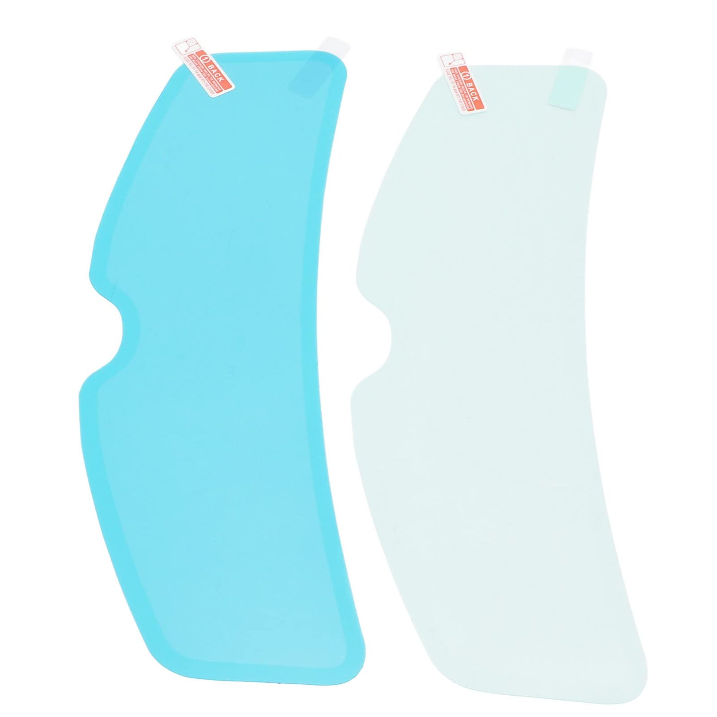 Película para Lentes de Casco Universal Alta Transparencia Impermeable 2 Piezas para Motocicleta