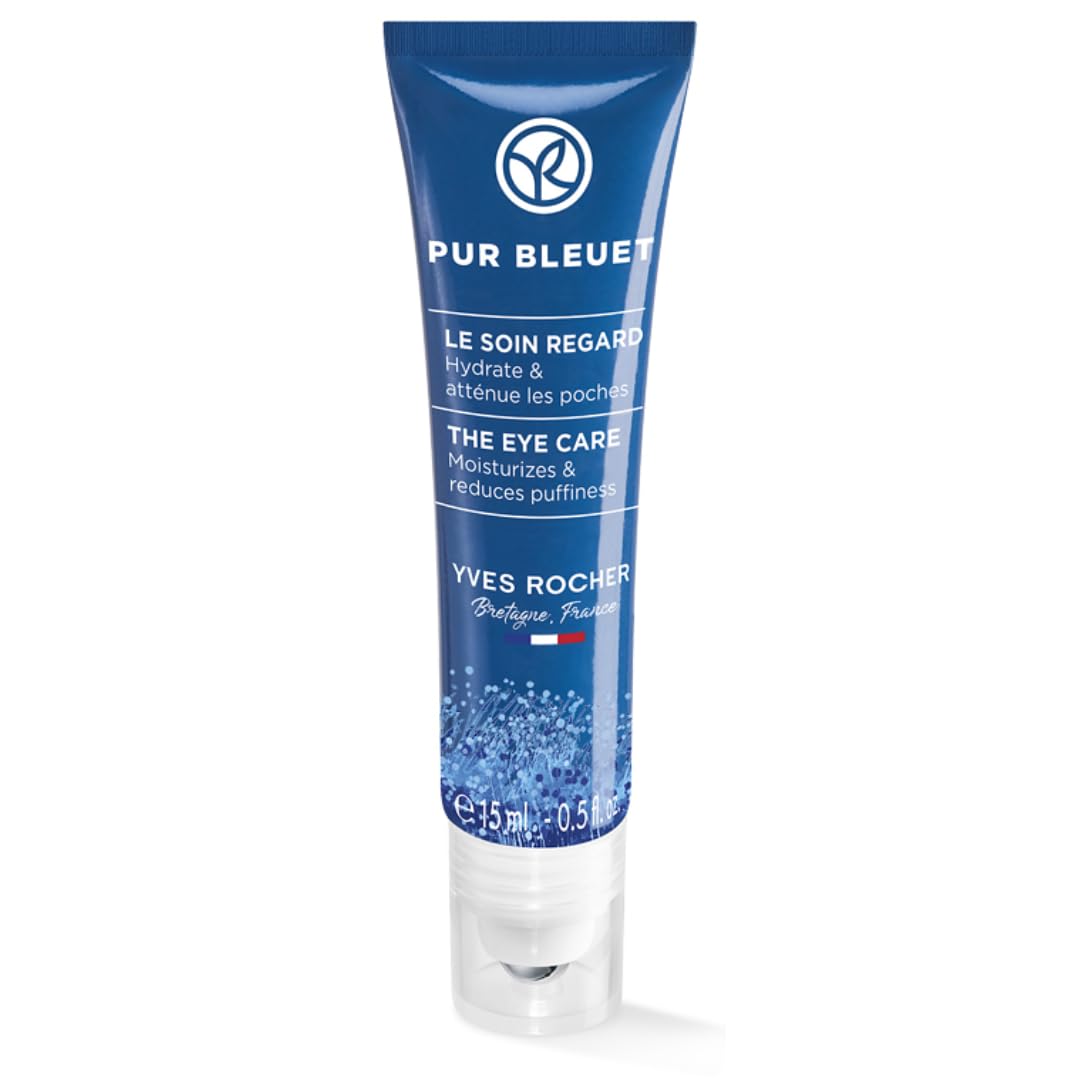 Set Cuidado de Ojos Yves Rocher PUR BLEUET Maxi Desmaquillante Bifásico y Contorno Antifatiga