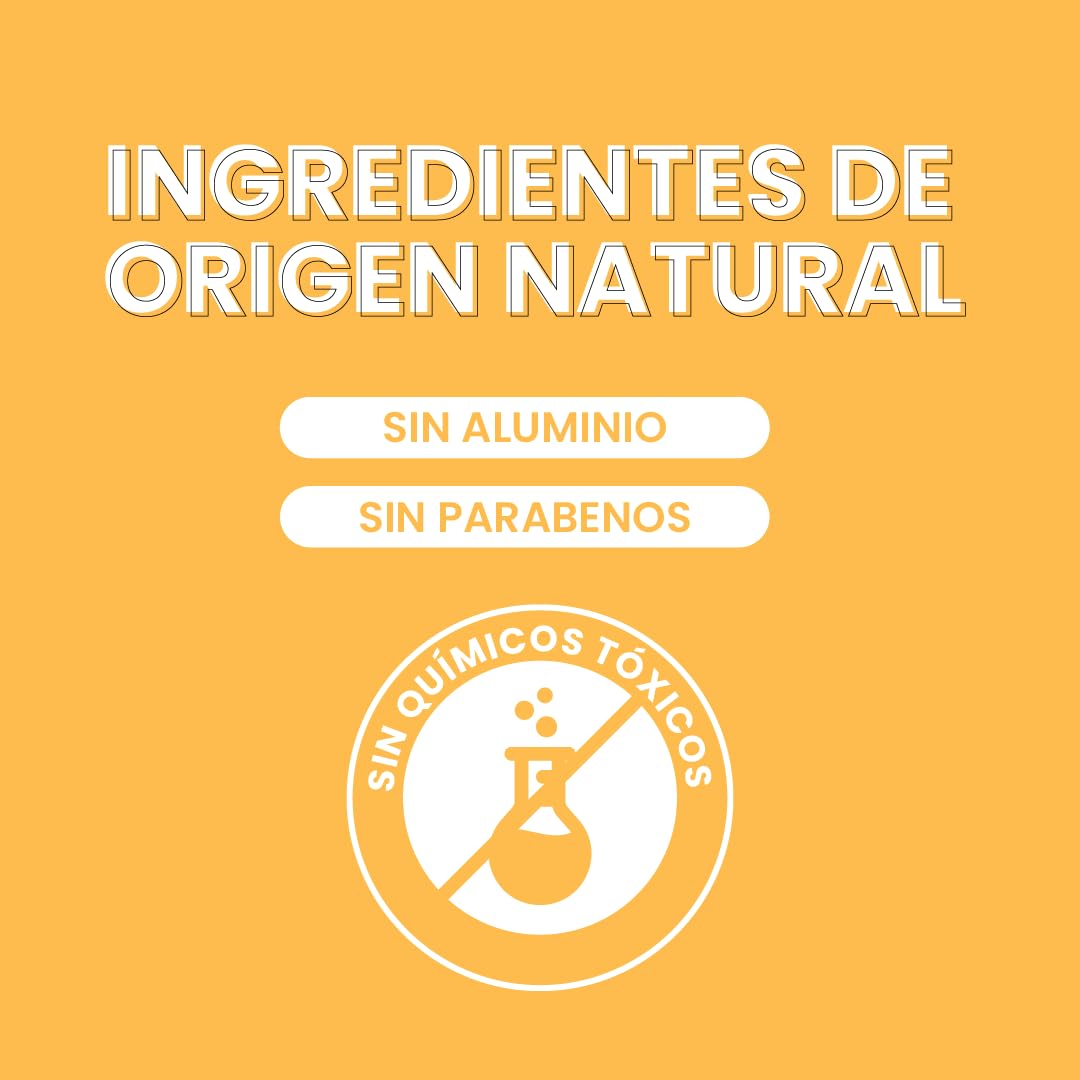 NaturalDry - Desodorante Corporal Teen Intense - Sin aluminio - Sin Parabenos - Elimina malos olores - Aroma a Geranio - en barra (1 Unidad)