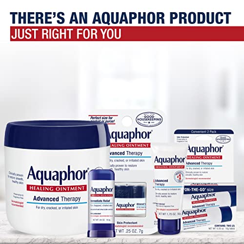 Aquaphor - Bálsamo curativo en barra, protector de piel con aceite de aguacate y manteca de karité, barra de 0.65 oz