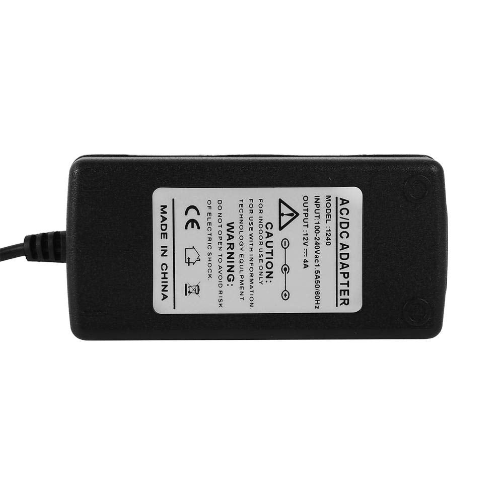 Adaptador de Fuente de Alimentación Yosoo Negro con Convertidor DC para Monitor LCD con Luz Led