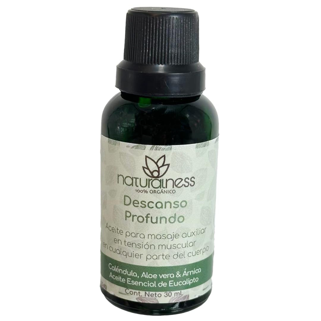 Aceite Relajante Naturalness Descanso Profundo 30ml a base de Extractos Herbales y Aceites Esenciales 100% Naturales