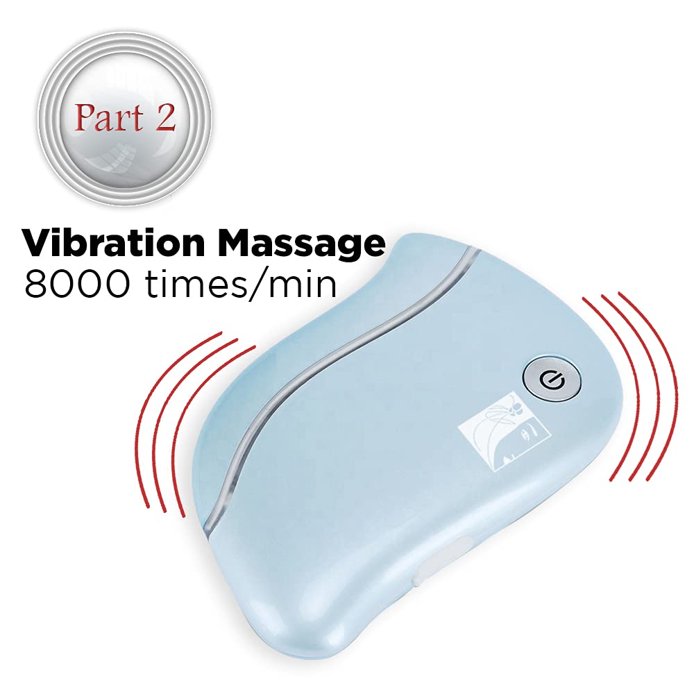 Carolyn's Facial Formulas Gua Sha Electric | Tratamiento para la cara y el cuello | Herramientas antienvejecimiento para la cara |