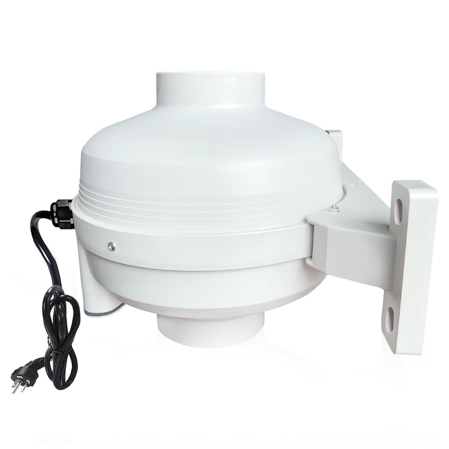 Dcfairfan - Ventilador de Radón de 4 Pulgadas, Silencioso, 260 CFM, IP67, Blanco