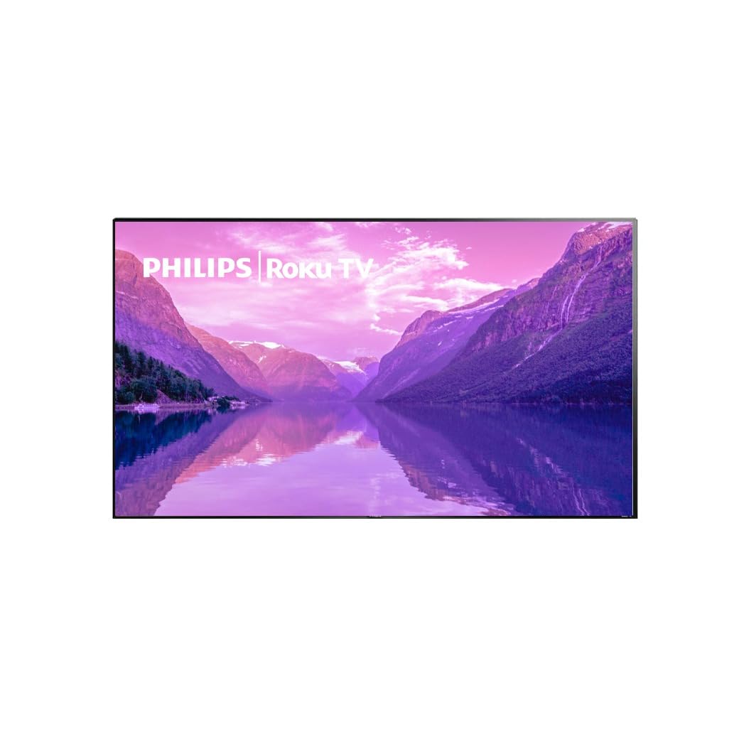 Philips Television de 50 Pulgadas Serie 4 UHD 4K 2160p LED Smart TV con HDR HDMI USB Frecuencia de actualización 60 Hz Funciona con Asistente de Voz + Soporte de Pared (Sin Bases) (Reacondicionado)