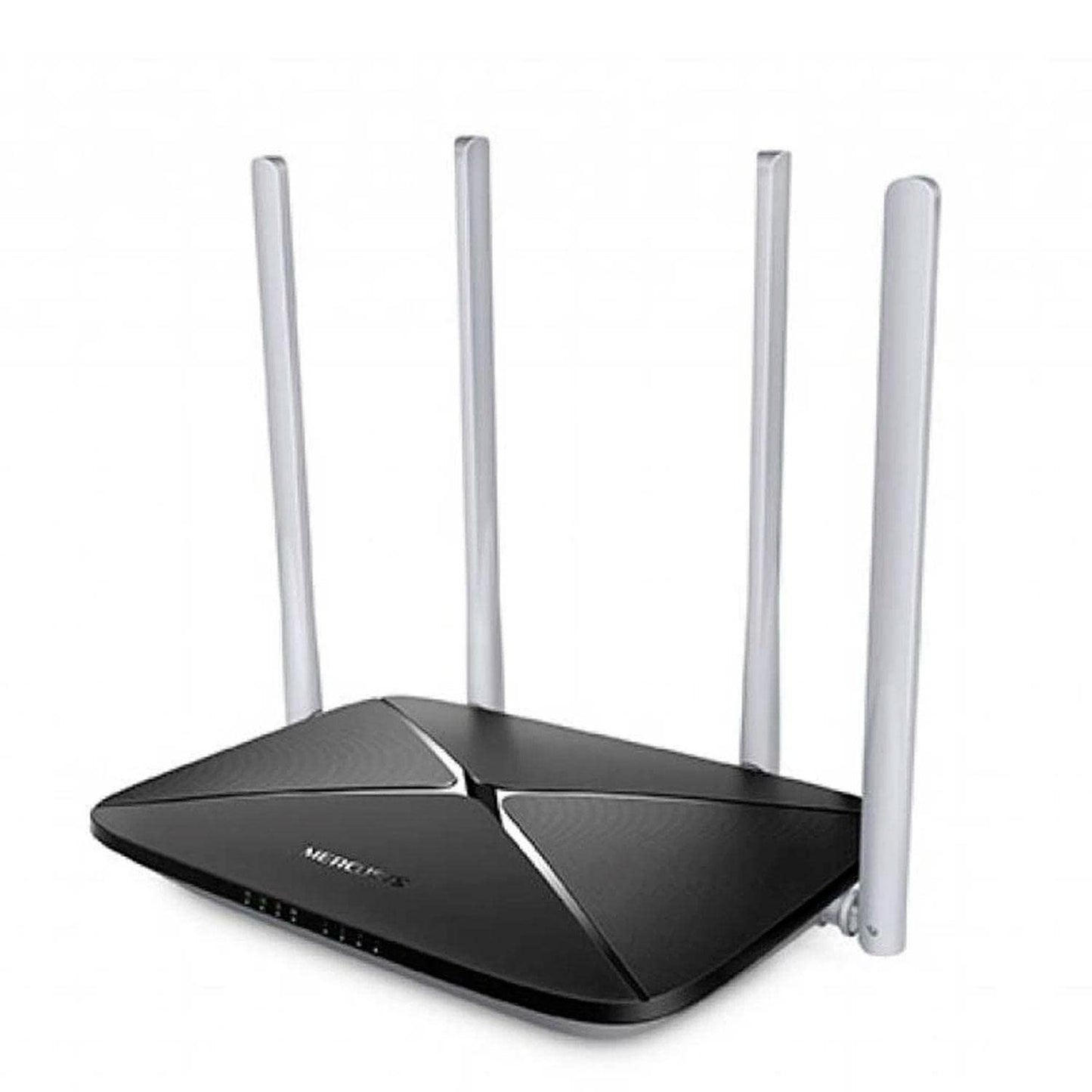 Router Inalámbrico Mercusys Negro Banda Dual 1200Mbps 4 Antenas Fijas