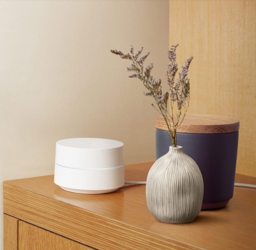Google WiFi AC1200 - Sistema WiFi de Malla - Enrutador WiFi - Cobertura de 1500 pies Cuadrados - 1 Paquete