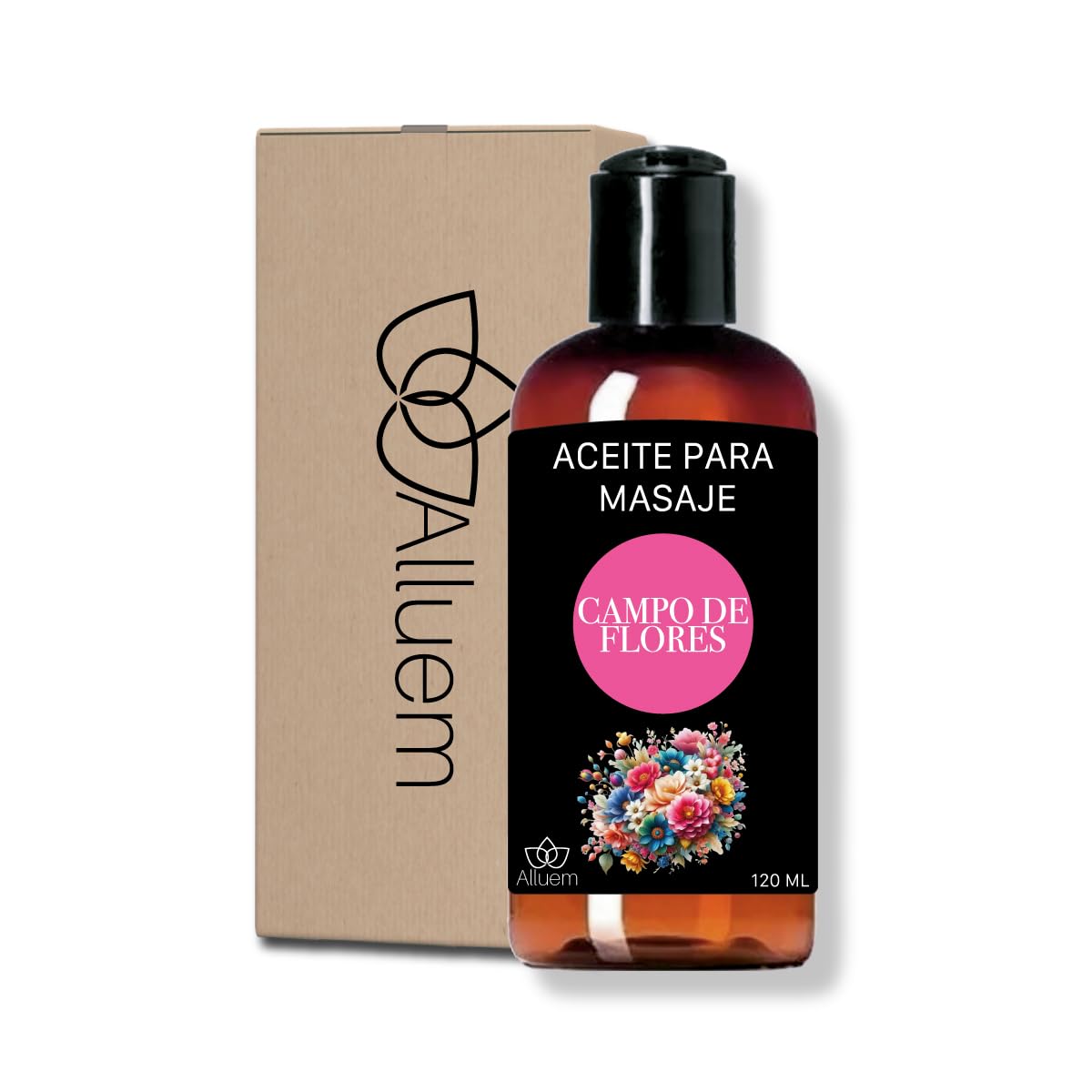 Aceite Para Masajes Campo De Flores Aroma Relajante