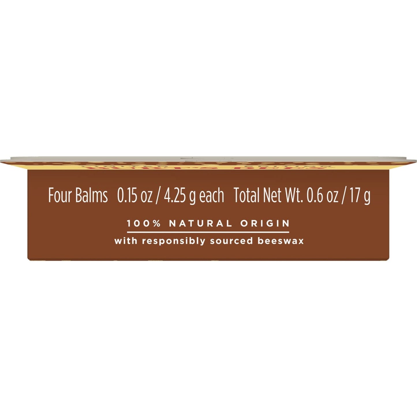 Burt's Bees 100% Natural Moisturizing Lip Balm, Winter Variety Pack, Chai Tea, Pumpkin Spice, Vanilla Maple, Pomegranate, 4 Tubes of Lip Balm