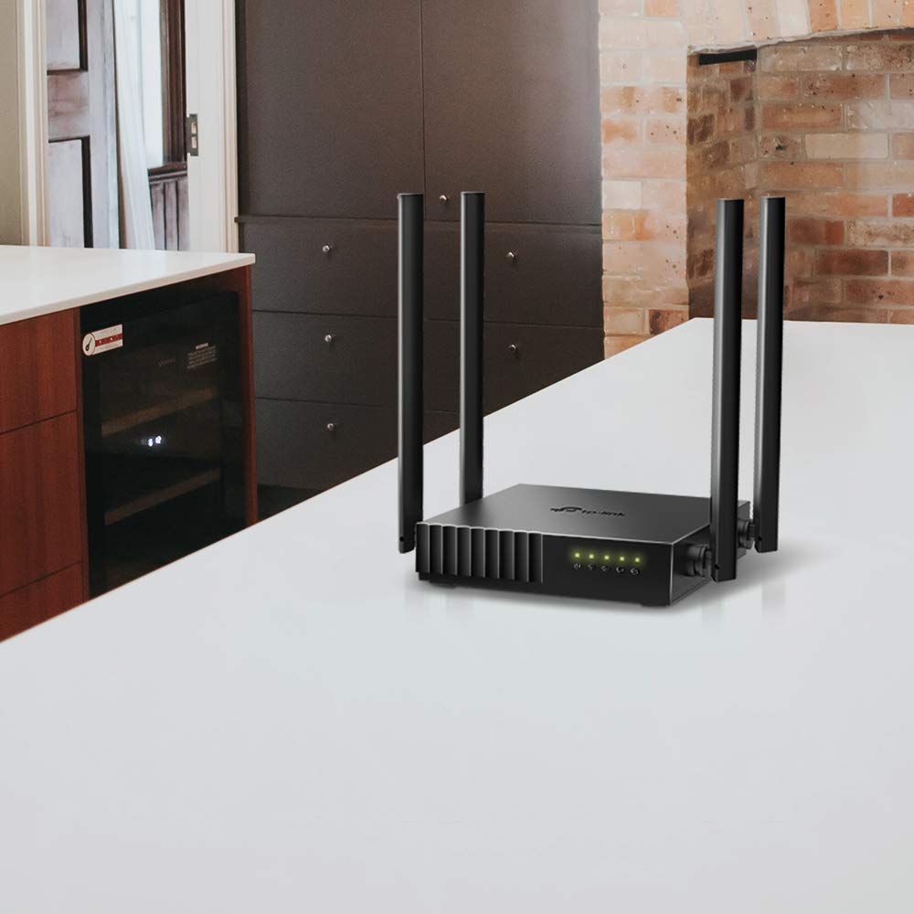 TP-Link Archer C50 Router Wi-Fi de Banda Dual Router Inalámbrico AC1200, 300Mbps en 2.4 GHz y 867 MBps en 5 GHz, 4 Antenas