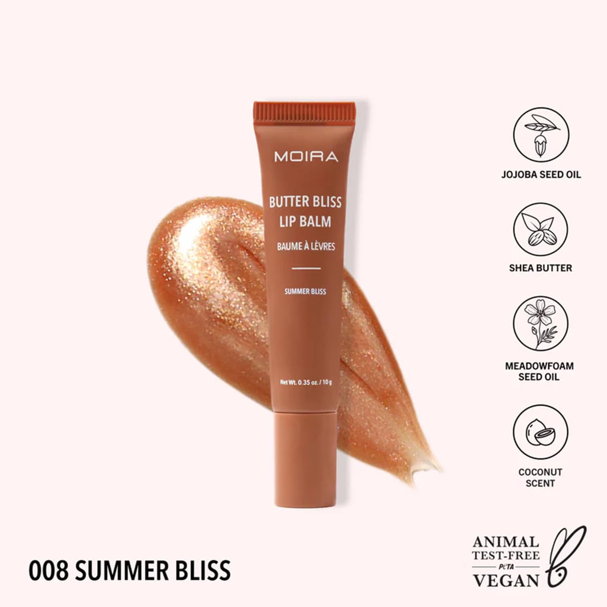 Bálsamo Labial Moira Summer Bliss Butter Bliss 008