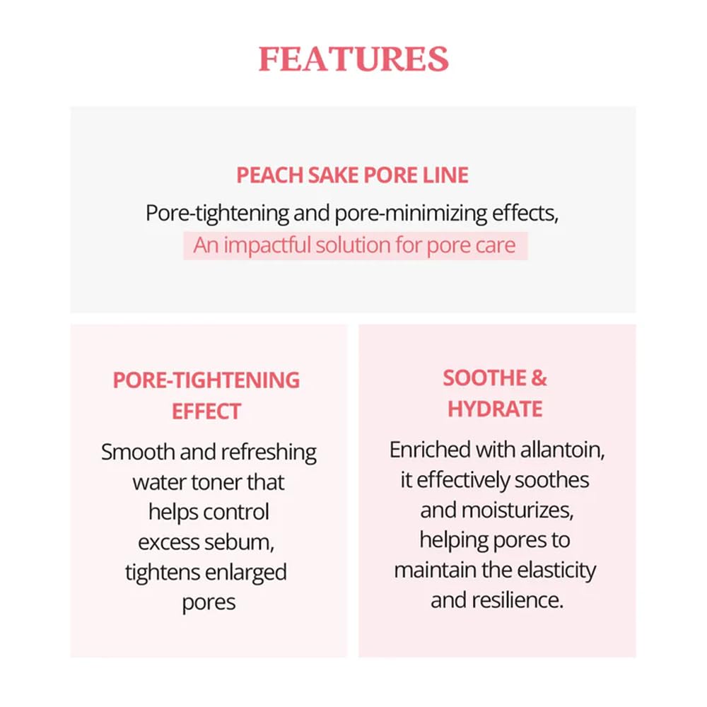 SKIN FOOD since 1957 Skin Food Peach Sake Pore Serum 45ml Made in 'Korea