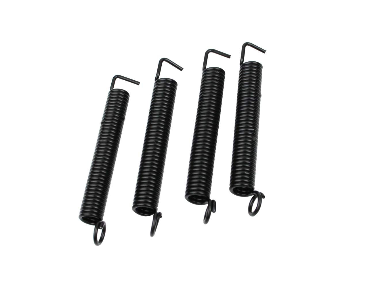 Guyker - Muelles de trémolo silenciosos (juego de 4) para FR Fender Strat ST Stratocaster - Accesorios para instrumentos de puente de guitarra eléctrica, color negro