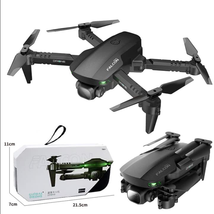 Drone Recreativo Nueva Generación Dron Doble Cámara para Selfie Transmisión en Vivo Hasta 7 min de Vuelo Compatible con iOS y Android