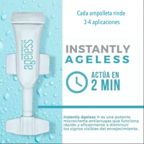 Instantly Ageless 5 Ampolletas. Antiarrugas Instantaneo y Antiojeras