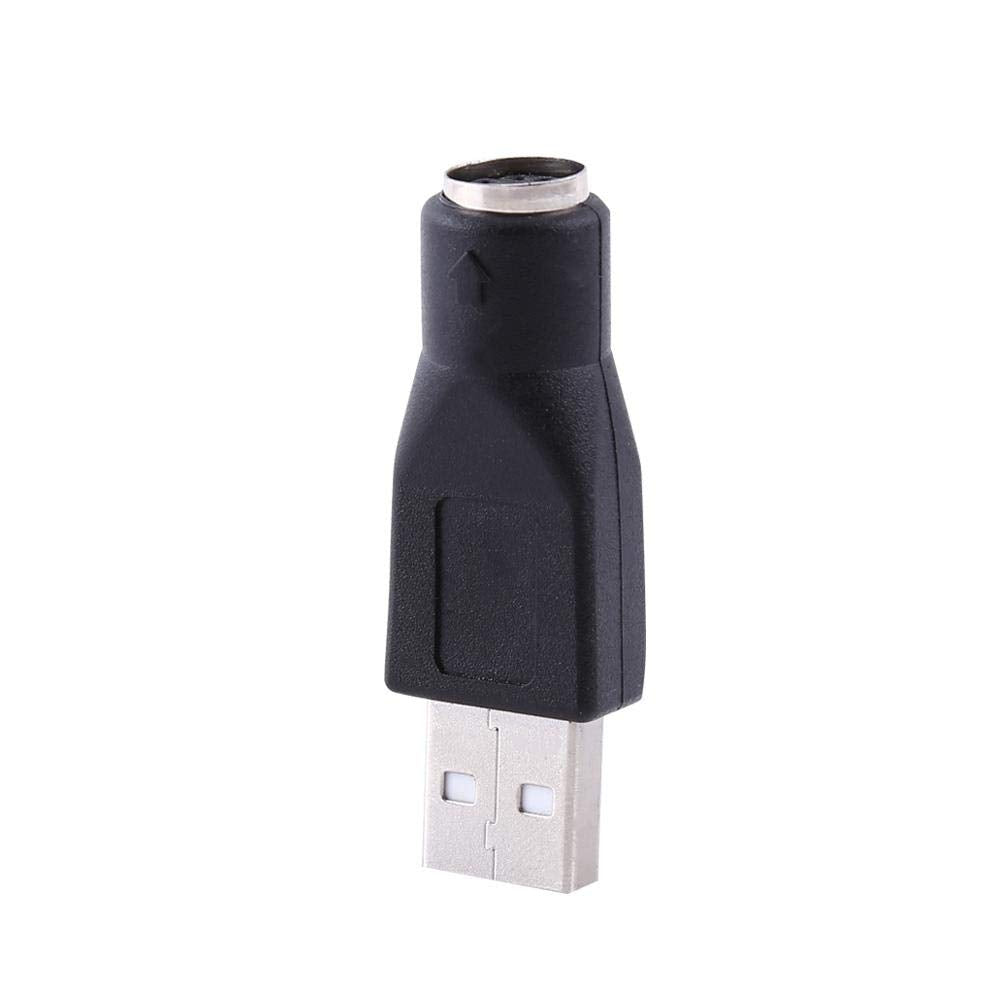 Adaptador USB 2.0 Diydeg Verde Macho a PS/2 Hembra para PC Teclado y Ratón