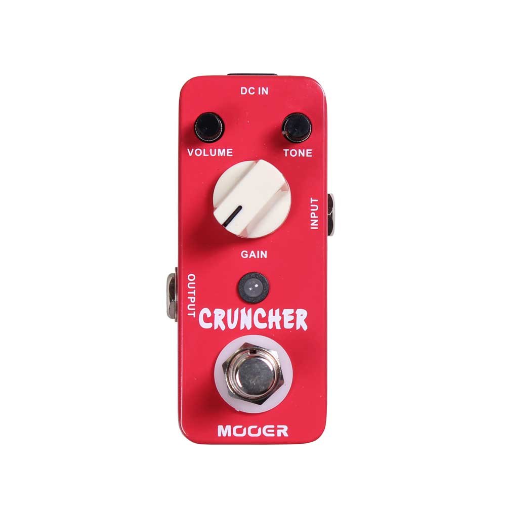 Micropedal de Distorsión Mooer Cruncher alta ganancia