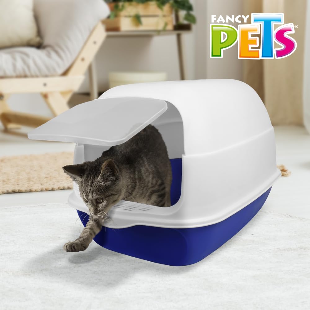 Fancy Pets ARENERO Cubierto CH Azul C/Pala