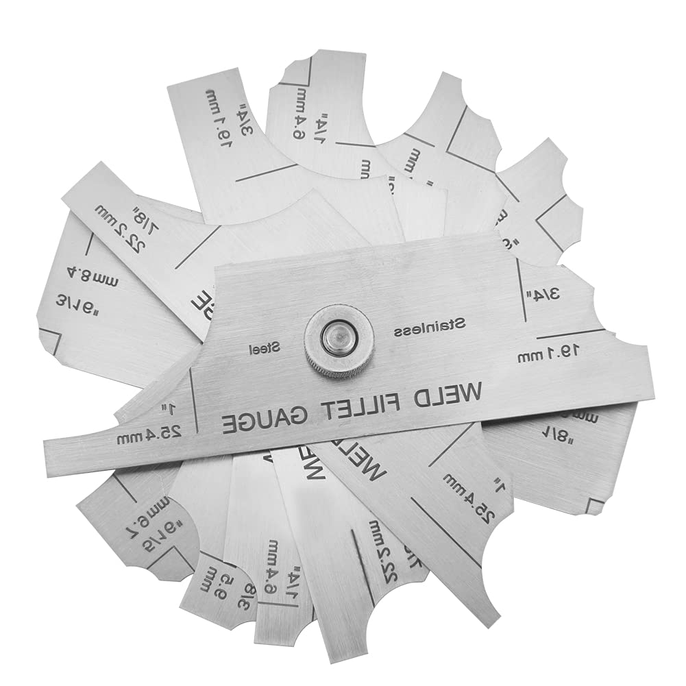 Calibre de soldadura Calibre, calibración Butt Filet Type Filet Weld Gauge, Welder Inspector Gauge, Inspection Gauge Pipeline Of Oil Fields Herramientas de medición de soldadura Inspección