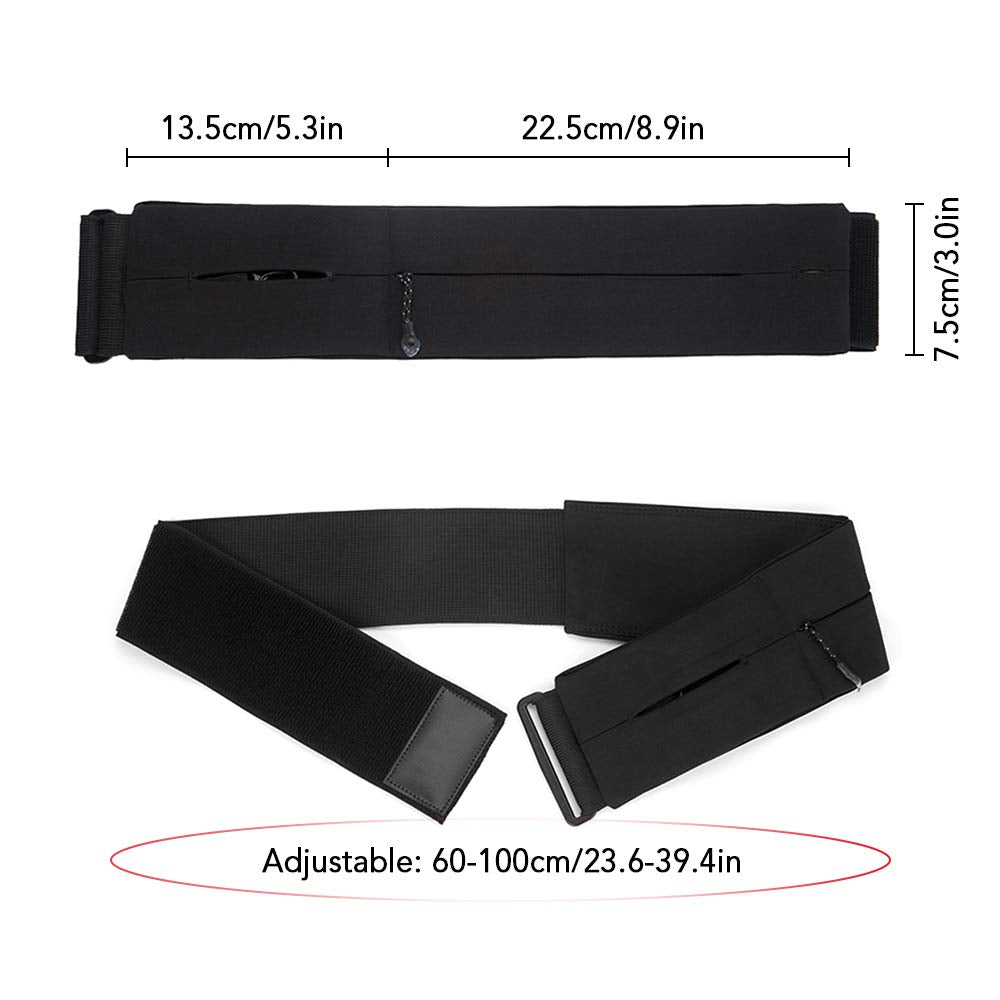 lifcasual Riñonera delgada para correr, riñonera, soporte para teléfono, riñonera de bolsillo para correr, caminar, trotar, hacer ejercicio, hacer ejercicio, gimnasio