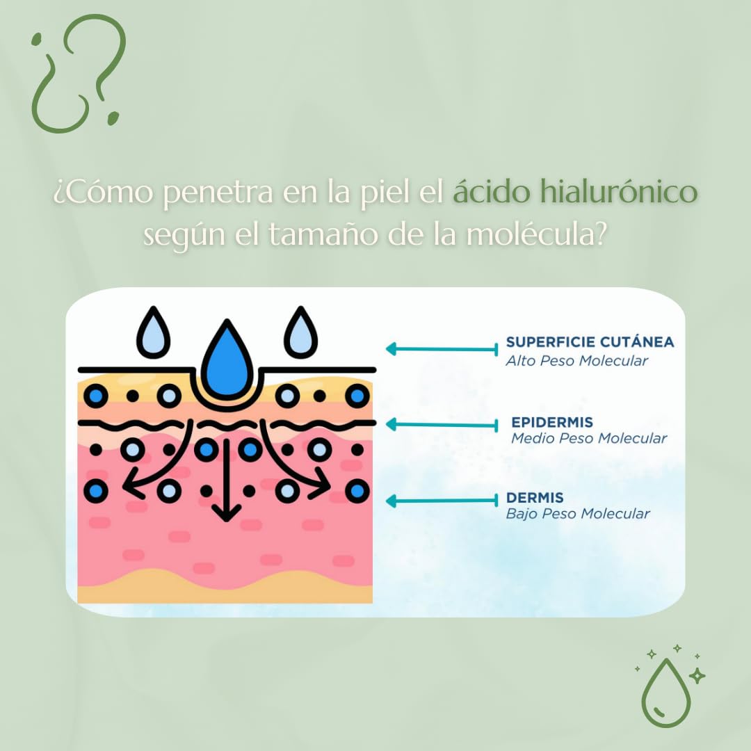 Dermakiin - Suero Antiedad de Ácido Hialurónico - Suero Fortificante Vegano con Ácido Hialurónico Multimolecular e Ingredientes Naturales - Para todo tipo de piel - 30 ml