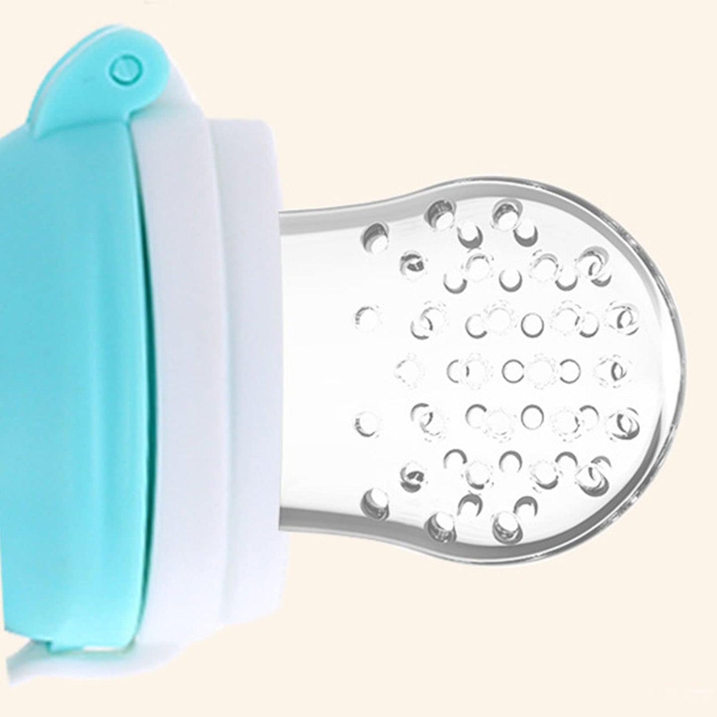 Chupete para Alimentación de Alimentos de Silicona Suave para Bebés 2 Unidades Verde Azul