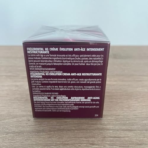 GEROVITAL H3 EVOLUTION, Anti-Aging Cream Intensive Restructuring With Superoxide Dismutase (The Anti-Aging Super Enzyme) 45+ (1.69 FL.OZ) by GEROVITAL H3 EVOLUTION