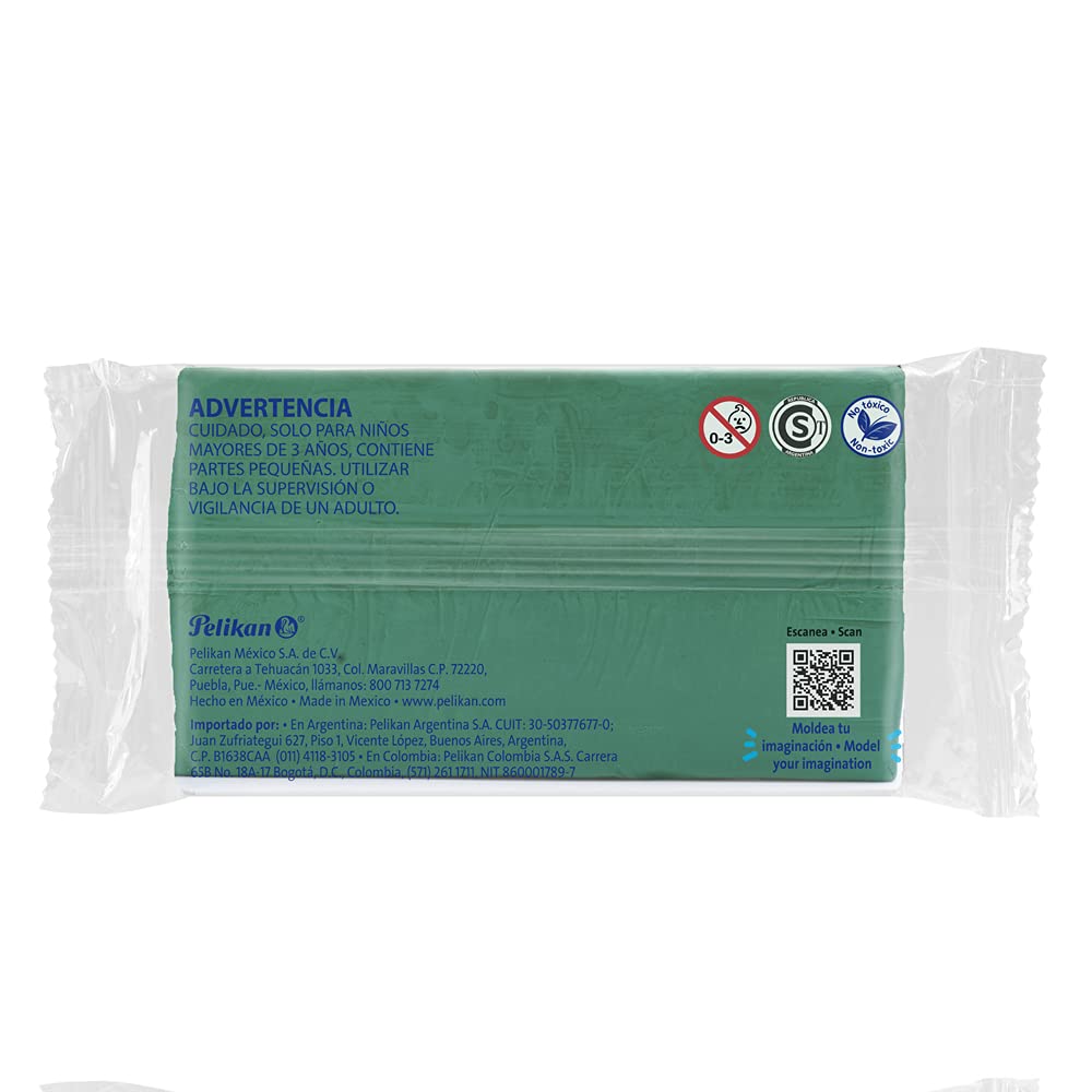 Plastilina Pelikan Verde Marqueta para Dar Forma a Tus Ideas